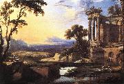 PATEL, Pierre Landscape with Ruins ag oil on canvas
